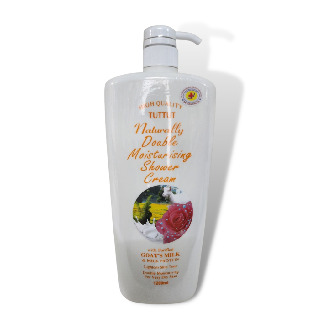 Sữa tắm dê trắng da TutTut Naturally 1200ml.