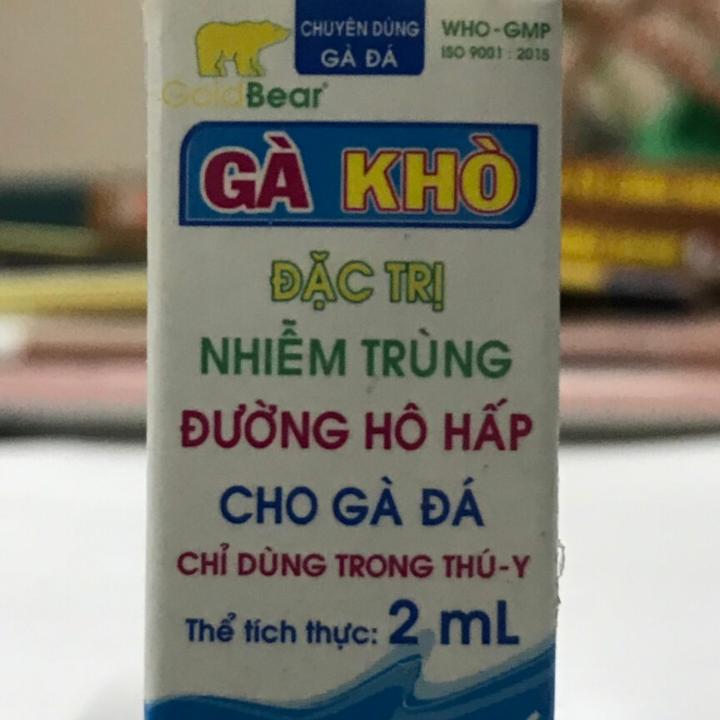 GÀ KHÒ [2ml] Thu.ốc cho gà đá khò khè
