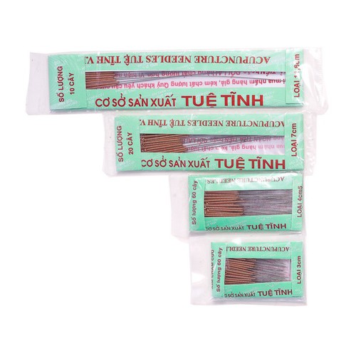 Kim châm cứu Tuệ Tĩnh số 4 số 7 số 11 (combo 5 bịch )