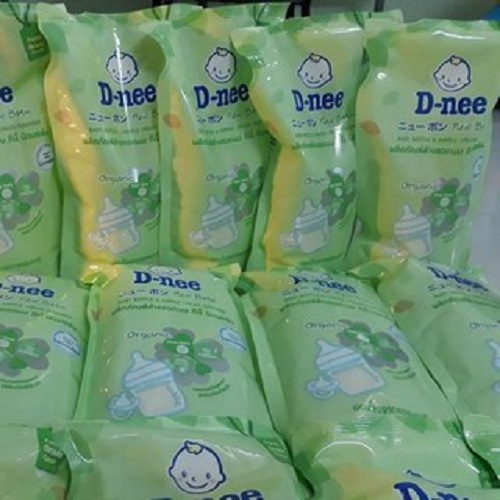 Combo 3 túi nước rửa bình sữa dnee 600ml/TúI