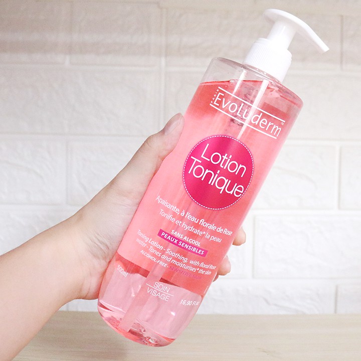 Nước hoa hồng Evoluderm Lotion Tonique 500ml