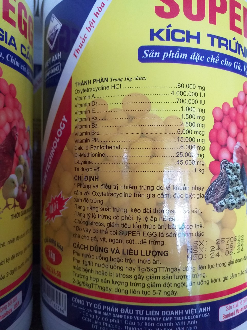 SUPER EGG - KÍCH TRỨNG GIA CẦM 1KG