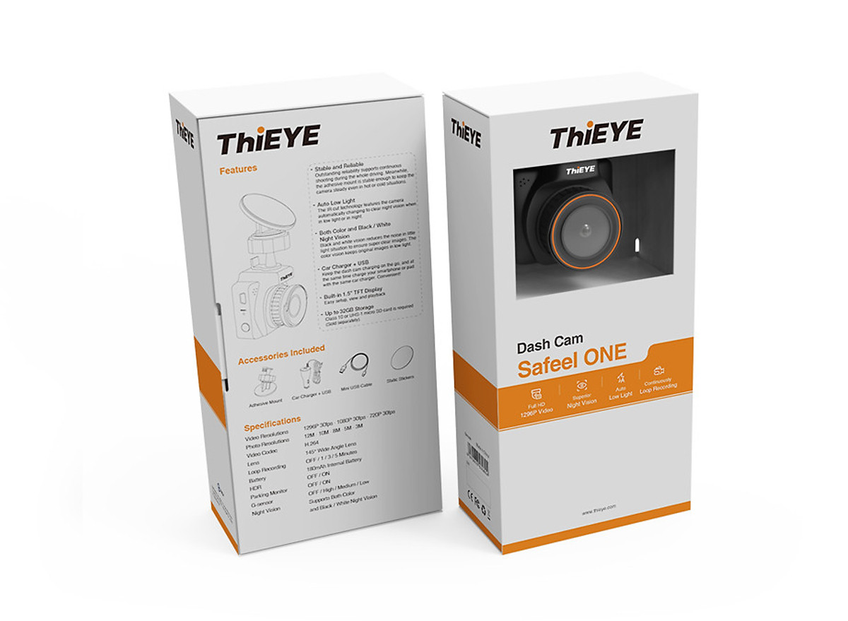 Camera DashCam ThiEYE Safeel One - Hàng Chính Hãng