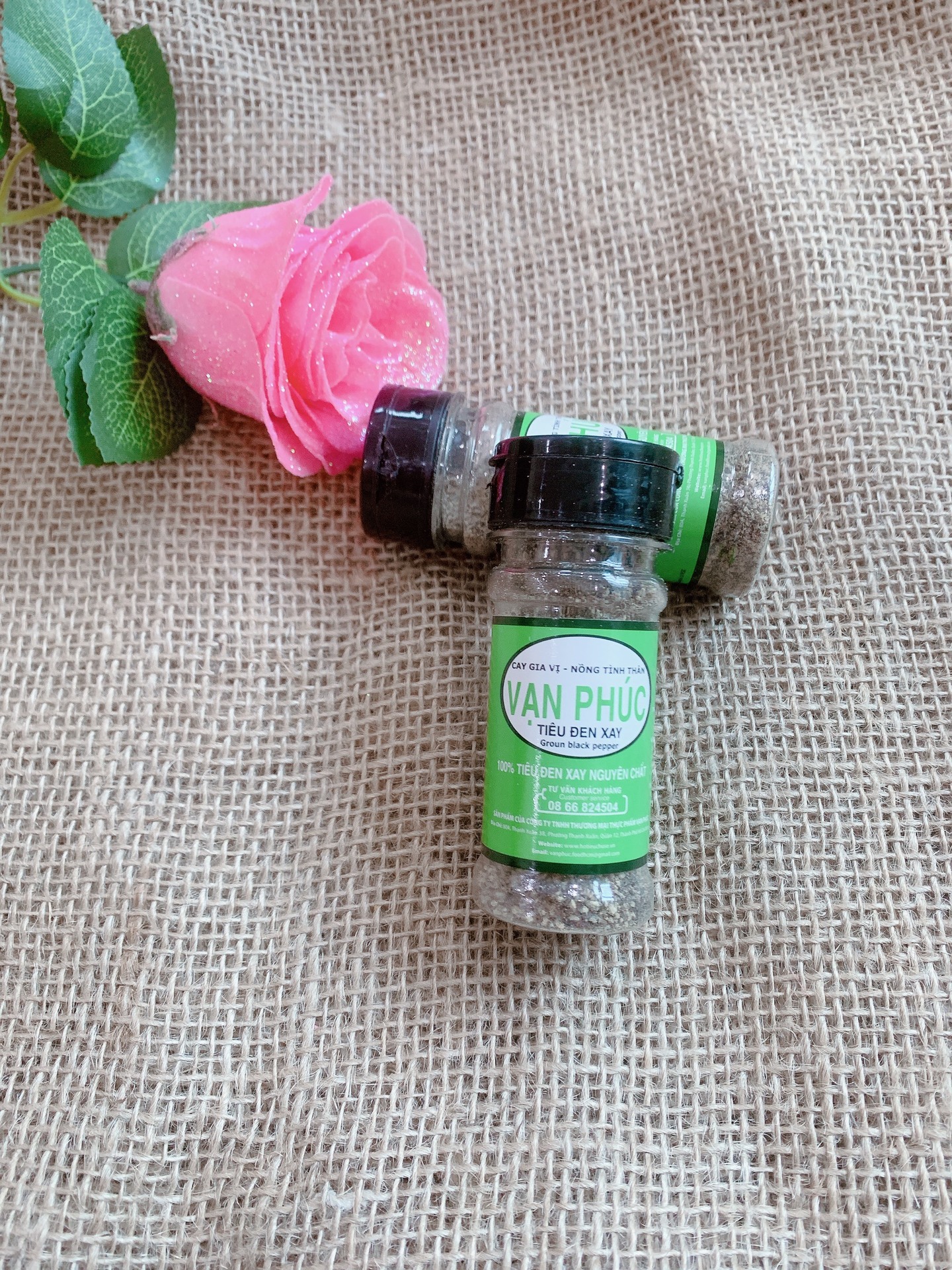 Lọ tiêu bột 12g thơm ngon, tiện lợi