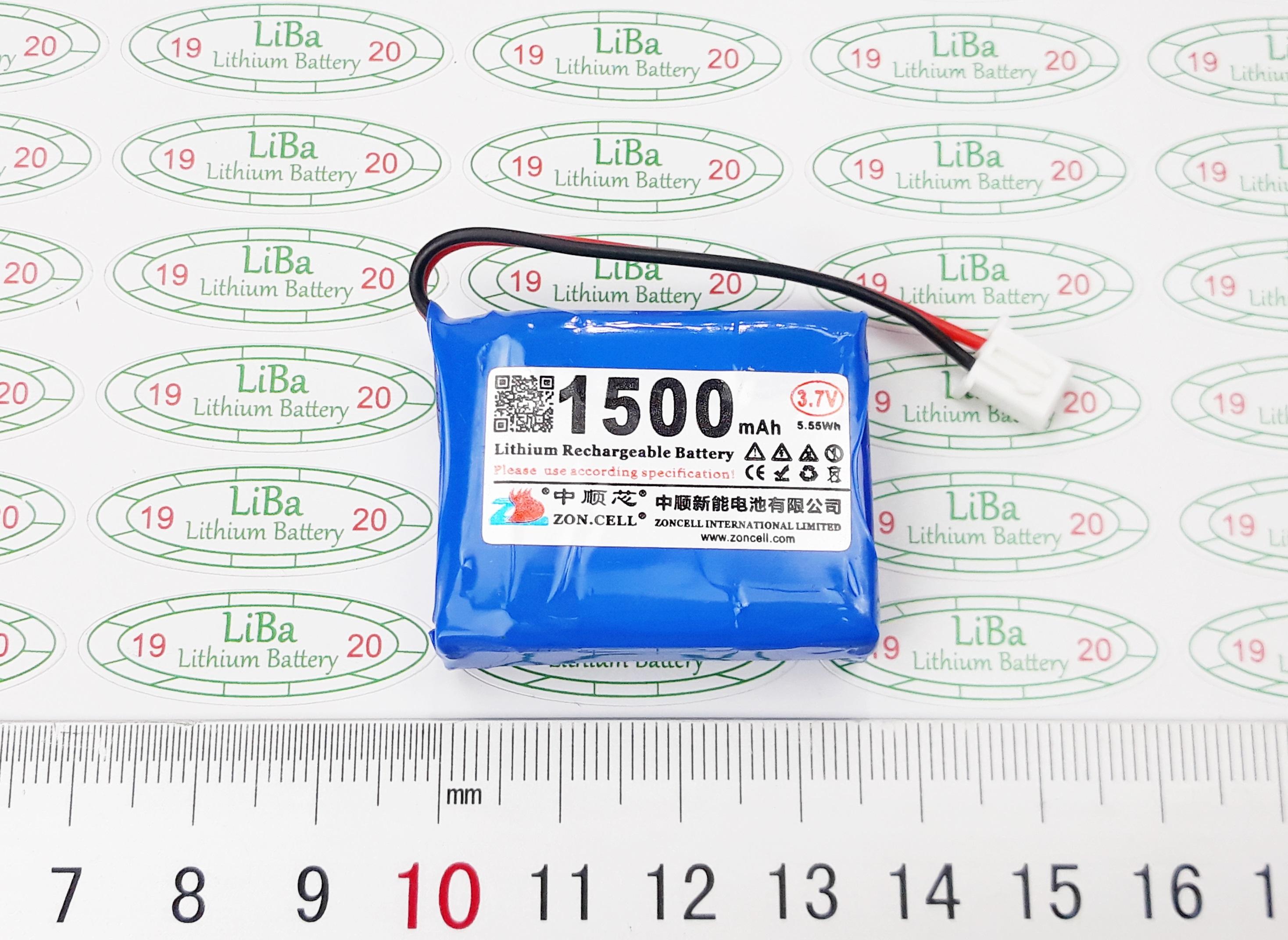 [HCM]Pin Lithium Polyme 3.7V 1500mAh 12 x 30 x 35 mm _ LiBa