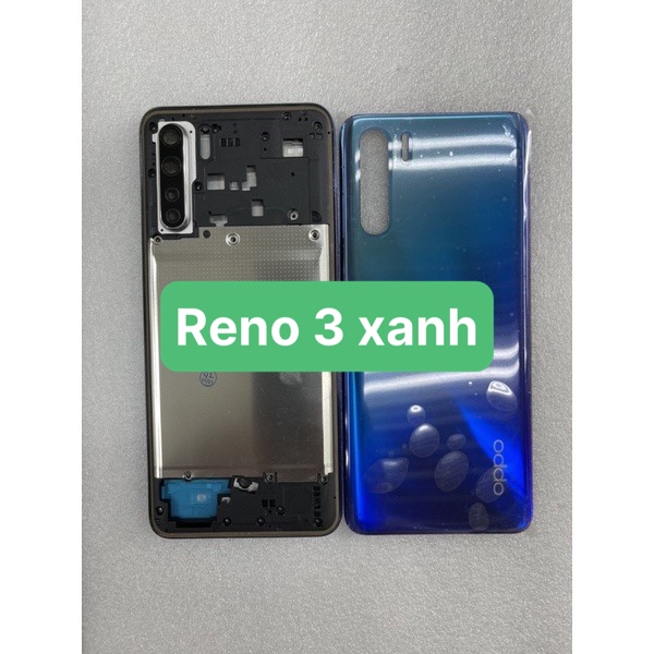 Bộ xương vỏ zin oppo reno 3 gồm