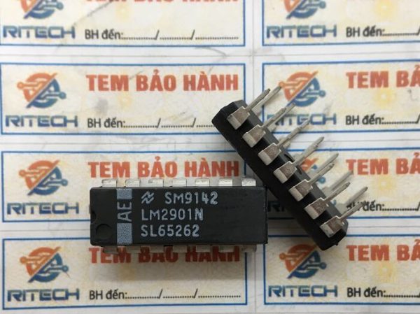 Combo 7 chiếc lm2901n, lm2901 ic thuật toán dip-14