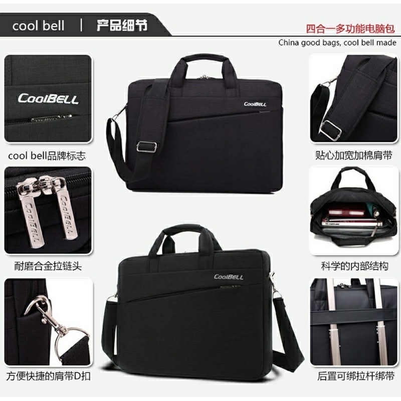 Túi xách công sở laptop Coolbell 12 13 14 15.6 inch cao cấp đựng laptop
