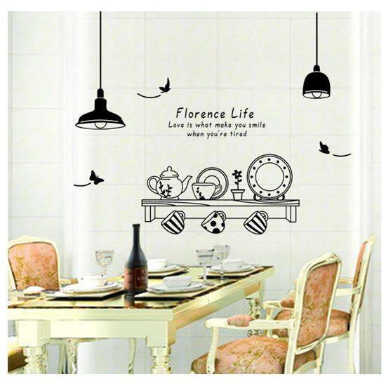 DECAL DÁN TƯỜNG DỤNG CỤ BẾP TO