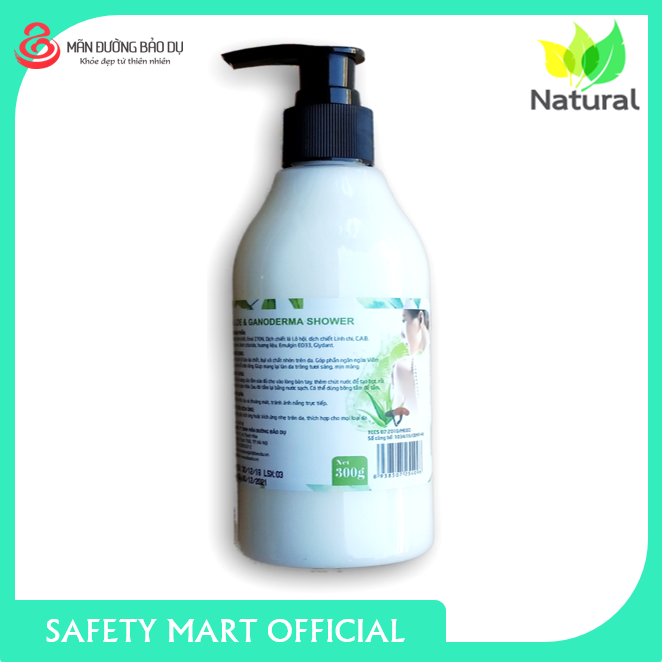 Sữa tắm Lô hội Linh chi, sữa tắm thảo dược từ thiên nhiên