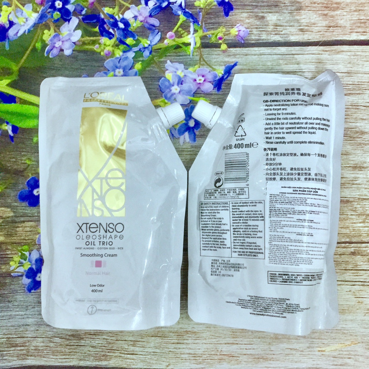 Dập ép duỗi LOREAL 400g , ép thẳng mượt 1 TÚI