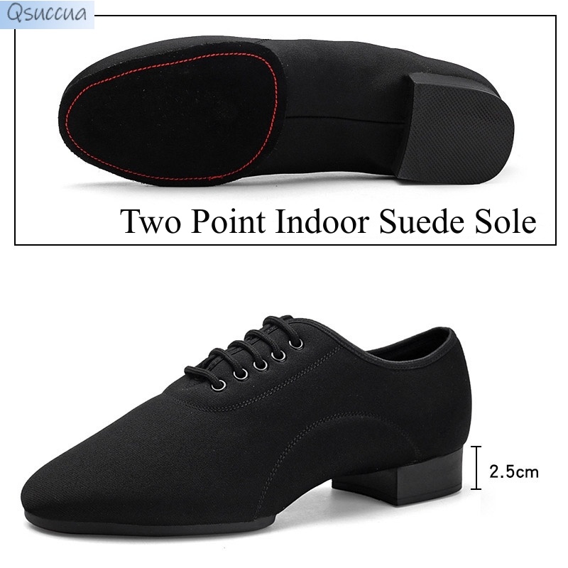 ⋚giày khiêu vũ vải oxford hai mũi dành cho nam giới