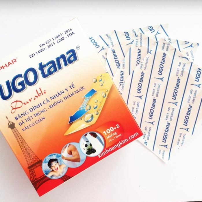 hộp 100  miếng băng cá nhân urgo