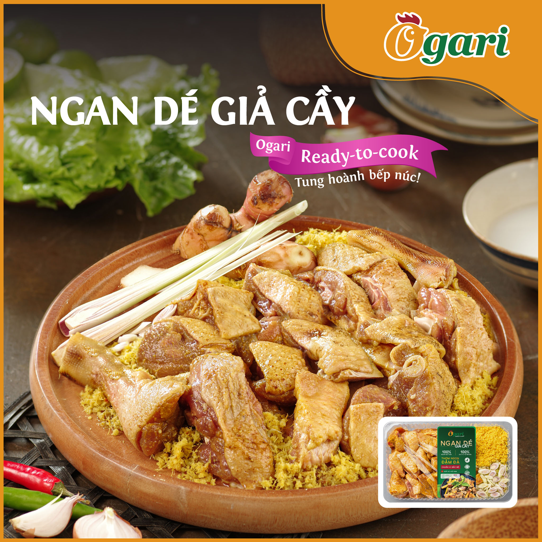 Ngan Dé Giả Cầy Ogari Khay 1 kg