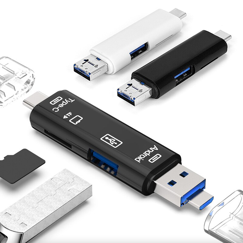 Đầu Đọc Thẻ Nhớ  USB/Micro USB/USB Type C/USB OTG