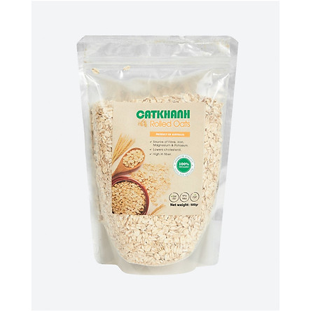 [HCM]Yến mạch Organic Cát Khánh 500gr