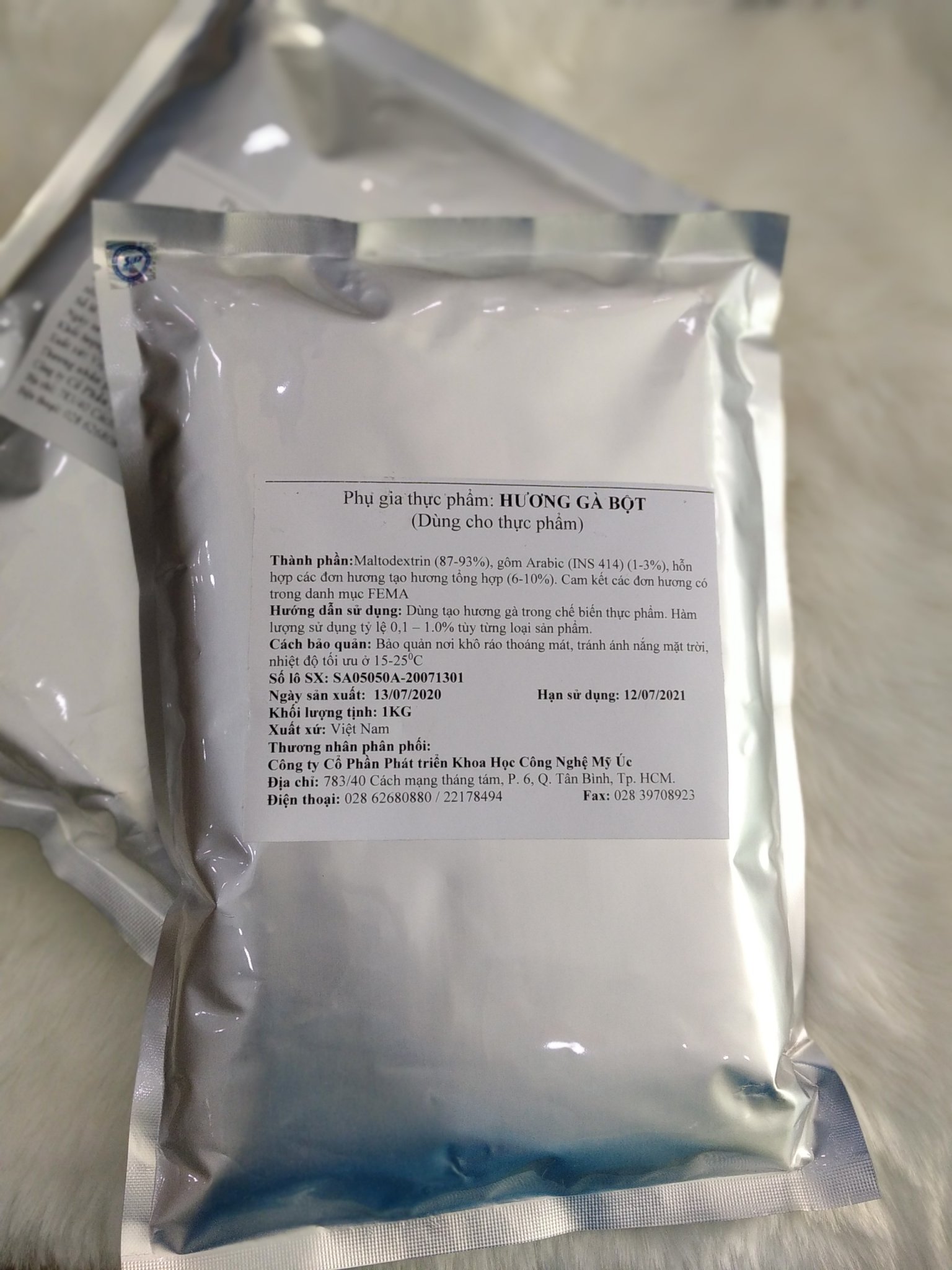 Tăng HƯƠNG GÀ cho nước dùng, thực phẩm