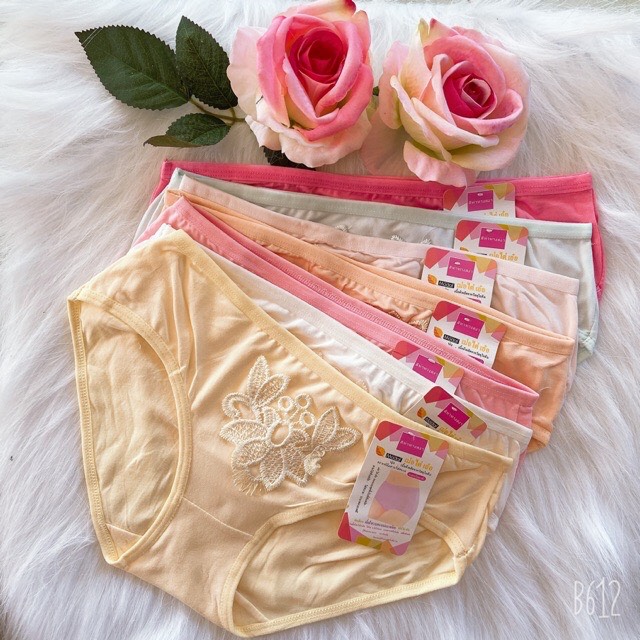 Combo 10 quần lót nữ hoa thiêu. size 40-52kg (Mã 803)