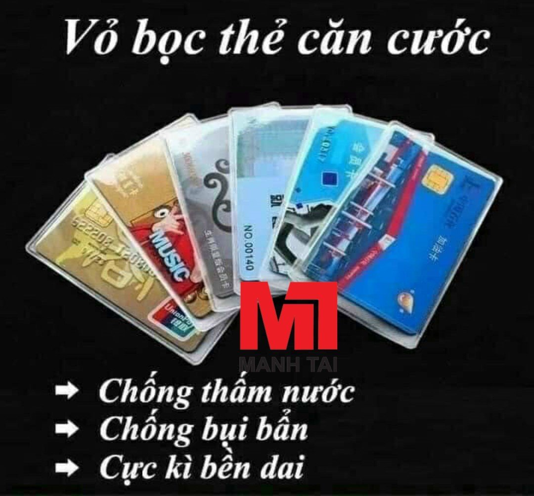 Vỏ bọc Căn cước công dân - Màng bọc / Màng ép plastic Căn cước công dân (100 tờ/xấp)