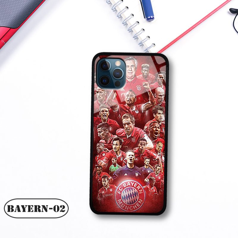 Ốp kính 3D IPHONE 12 Pro - in biểu tượng đội bóng