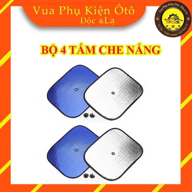 BỘ 4 TẤM CHE NẮNG CỬA BÊN Ô TÔ- Tiện Lợi