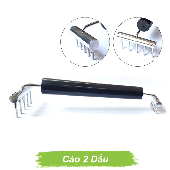 [HCM 3H 𝕮𝖍𝖚 ẩ 𝖓 𝕸𝖚𝖆] plants rake 2 head-instrument interface diagnostic (standard accessories massage portable hand-pressing acupoints foot full-body shaving wind stress relief muscle pain) | chuanmua GDA170