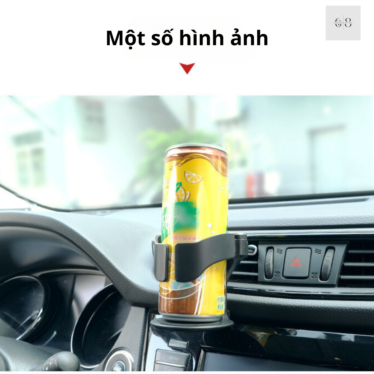 Giá Để Cốc Trên Xe Ô Tô, Gắn Cổng Điều Hòa Không Khí, Gấp Gọn Lại Được Thông Dụng, PKXH68