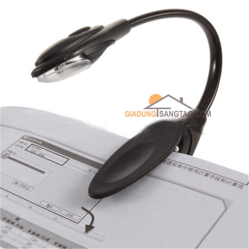 Đèn đọc sách mini đa năng đế kẹp
