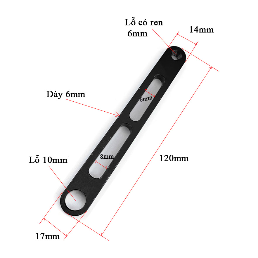 [HCM]Pat Dài Nhôm CNC Gắn Xe Máy [ 1 Chiếc ]