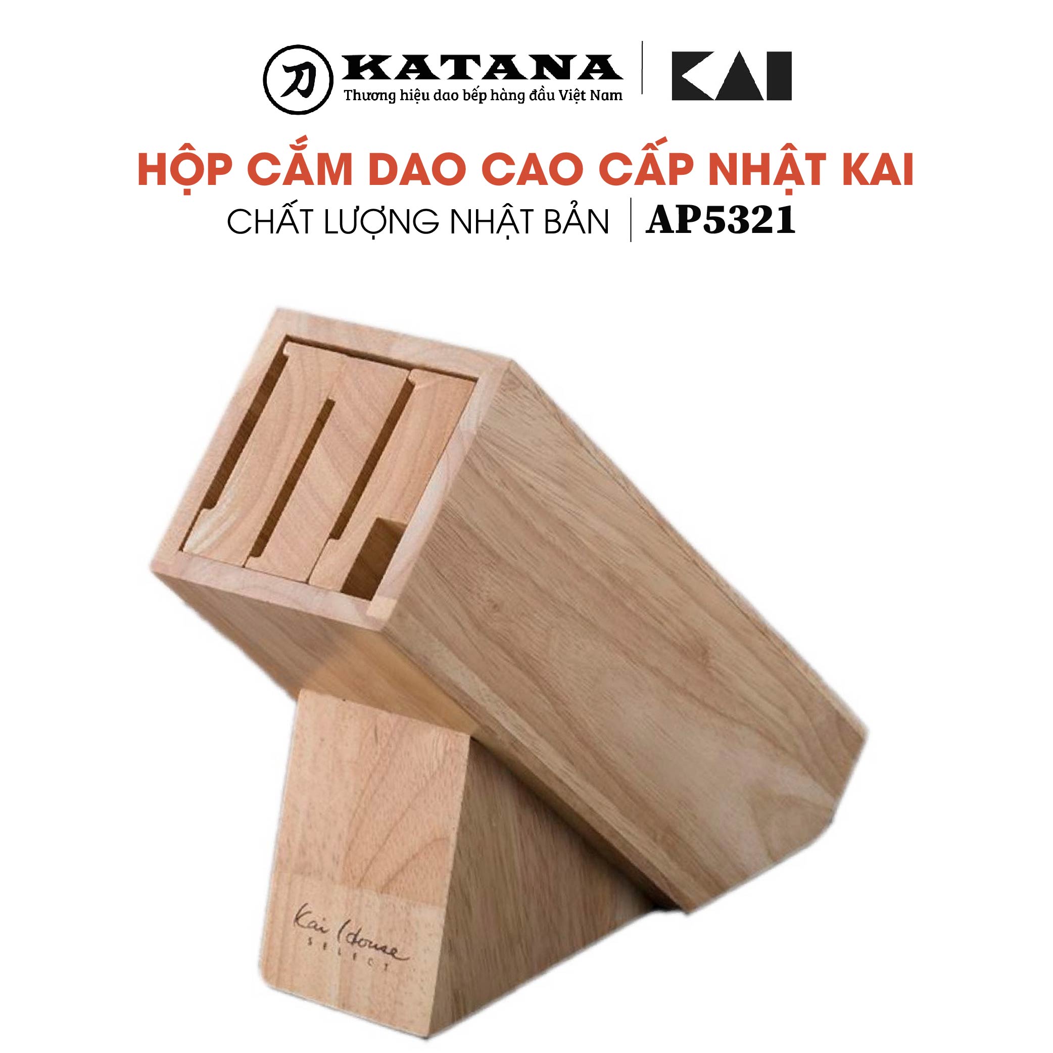 Hộp cắm dao cao cấp Nhật KAI AP5321