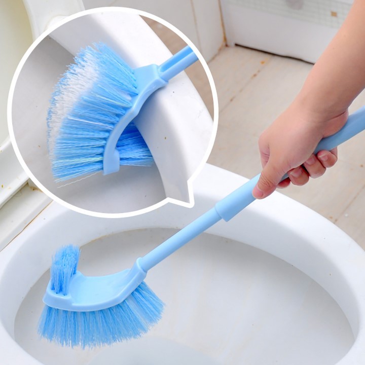 Chổi Chà Sàn Nhà Tắm Thông Minh Thiết Kế 2 Đầu Gạt Nước Và Đầu Chổi Xoay 120 Độ Cọ Sạch Khe Hẹp Và Góc Tường