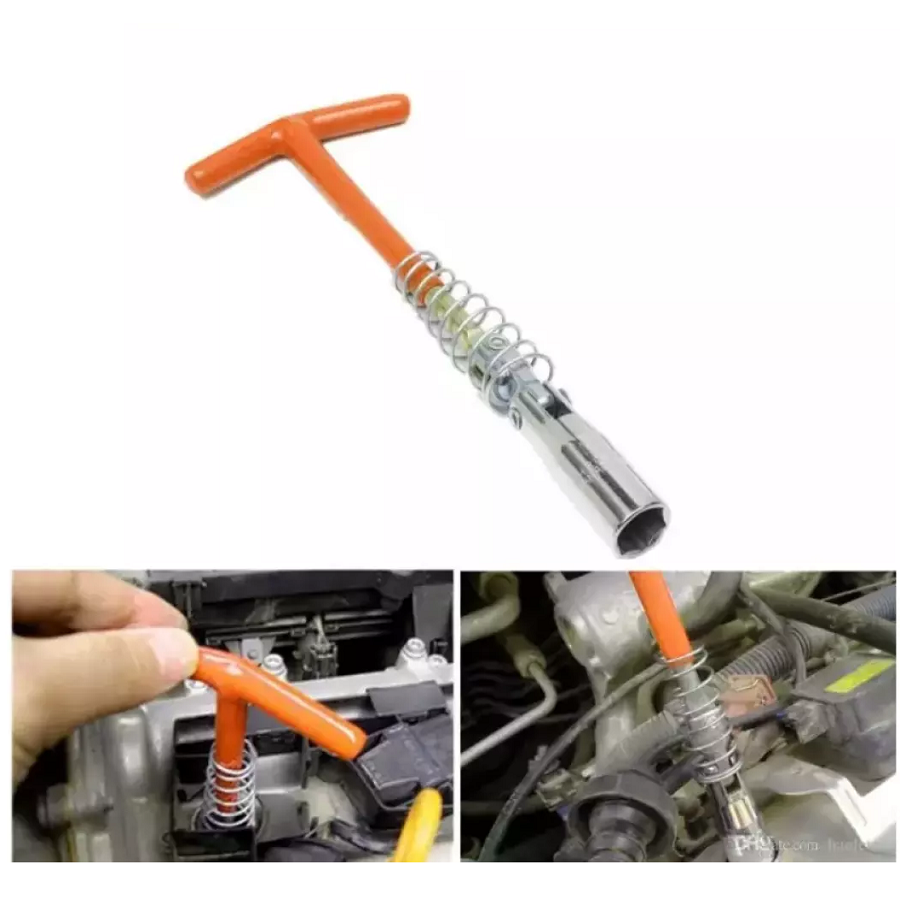 Tay mở bugi đầu bẻ 16mm Asaki AK-7605