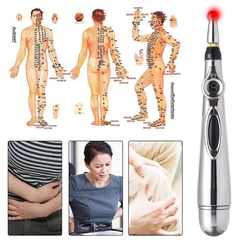 Bút massage châm cứu huyệt đạo thông kinh lạc bằng xung điện