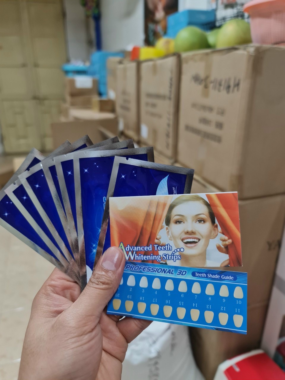 Miếng dán trắng răng 3D White