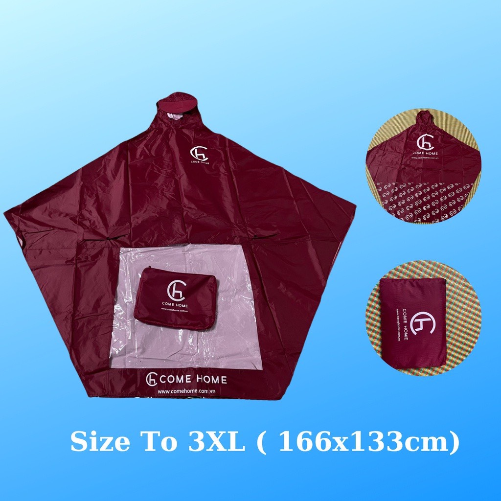 Áo mưa choàng kính cánh dơi