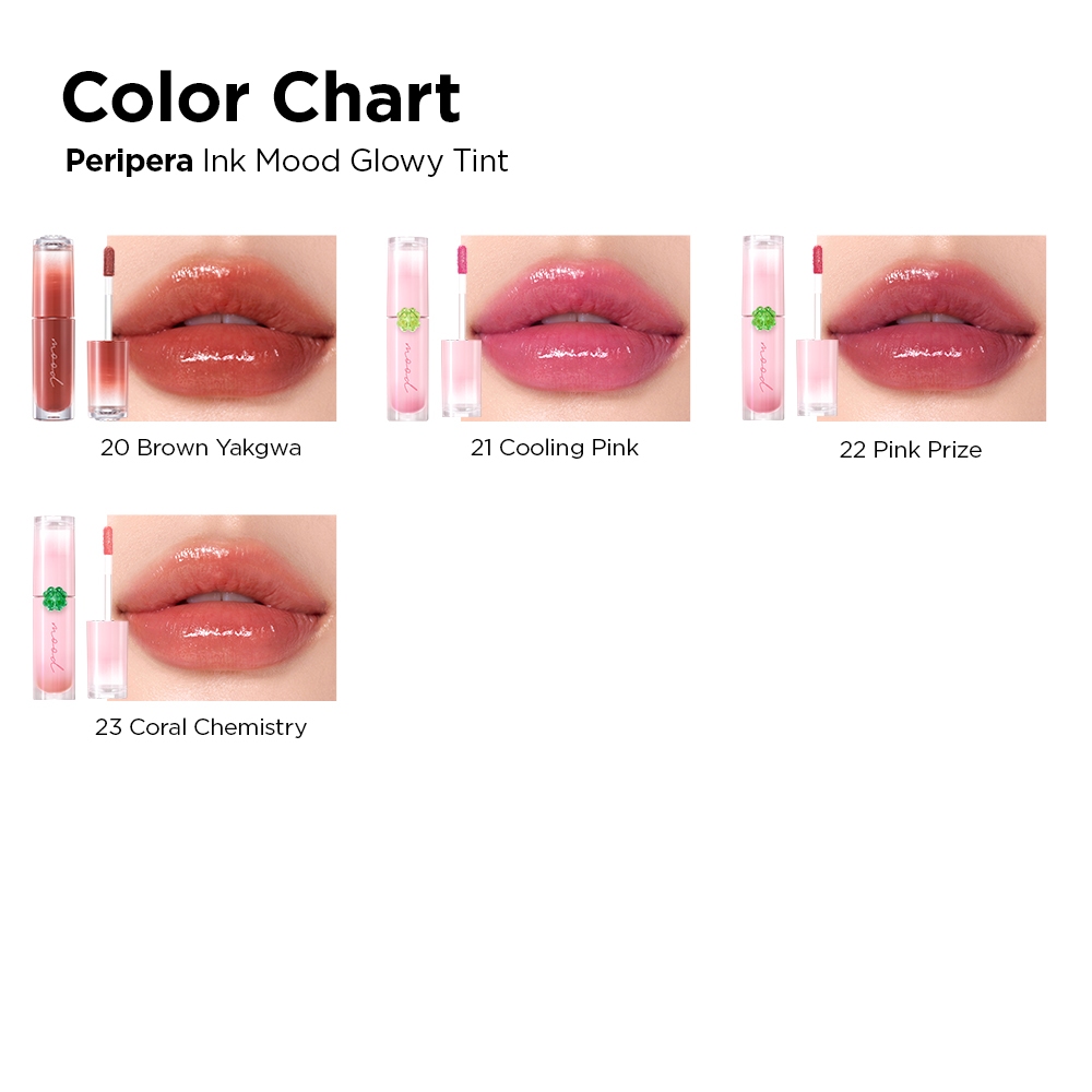 [01-23] Son Tint Bóng Peripera Ink Mood Glowy Tint