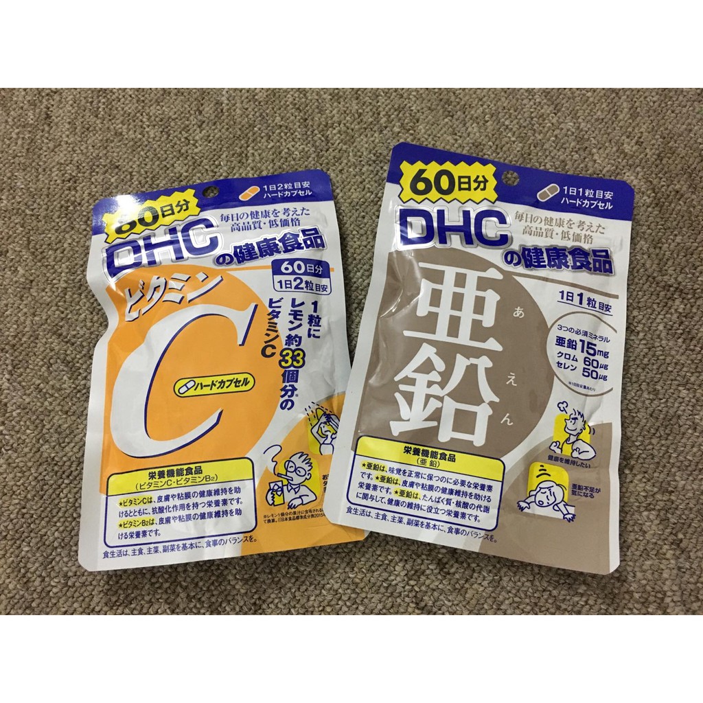 Viên Uống Kẽm + Vitamin C DHC