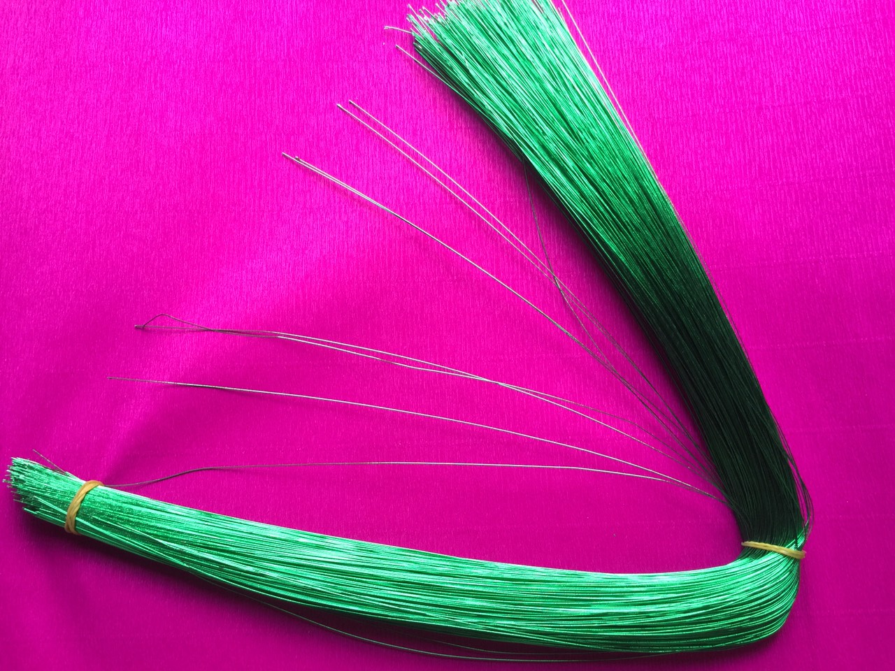 Bó 100 que kẽm xi 24 màu tùy chọn làm hoa giả, kẽm  làm hoa mai, hoa lan…