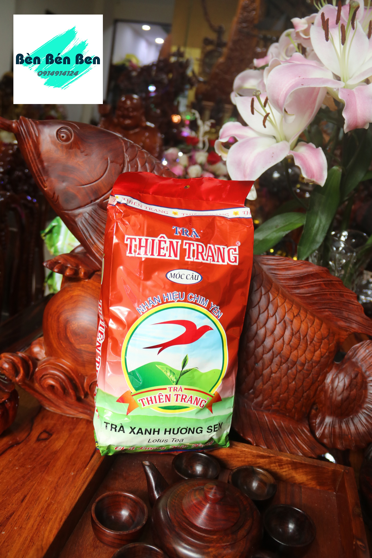[HCM]TRÀ SEN THIÊN TRANG gói lớn (350g)