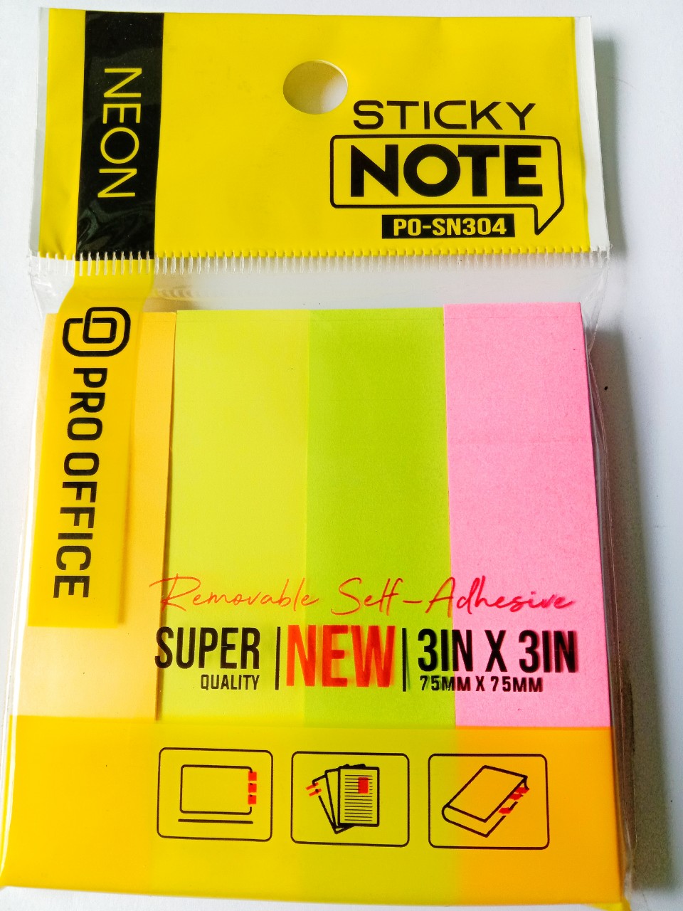 Giấy Note Màu 80, 100 Tờ 75 x 75 mm Các Loại