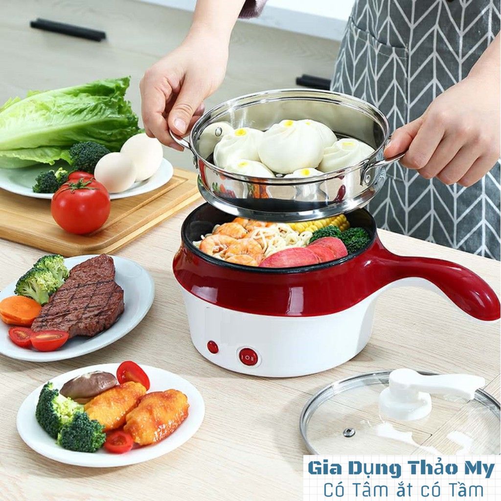 Ca nấu mỳ nấu lẩu -Kèm xửng hấp - ( Lẩu FA  lẩu một mình)