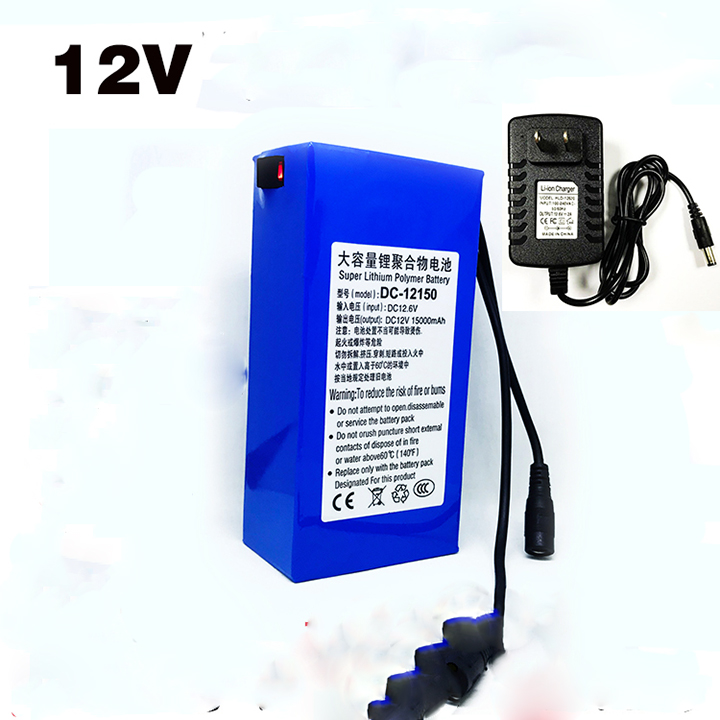 Pin Sạc Lithiumcông suất lớn 12V 15Ah + SẠC