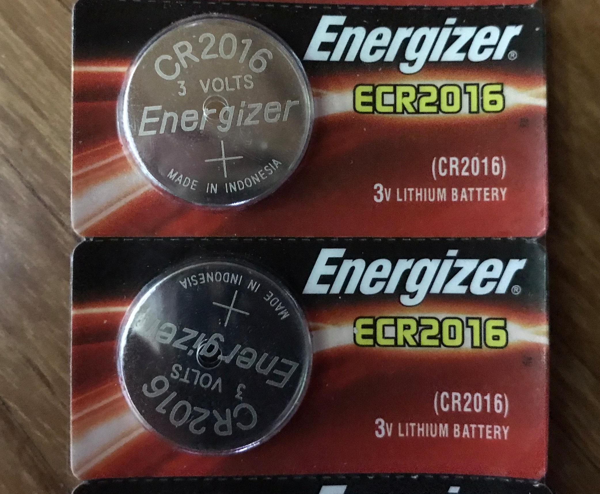 5 viên pin nút energizer ecr2032 / ecr 2025 / ecr 2016 - pin cúc 3v lithium energizer