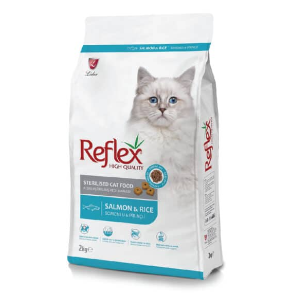 Hạt reflex sterilised cho mèo trưởng thành vị cá hồi 2kg