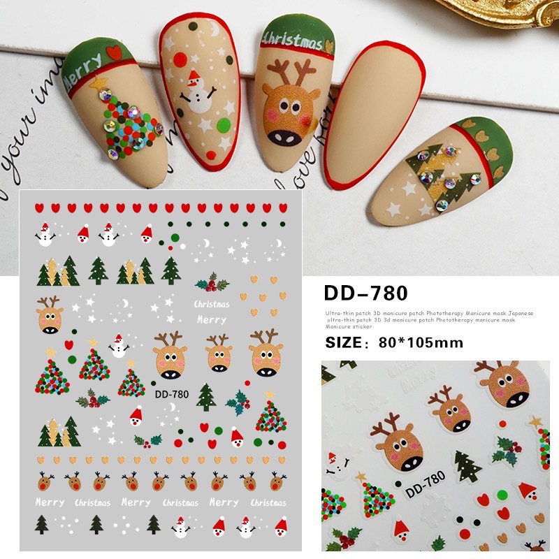 Miếng stick dán mong siêu cute dành cho NAil