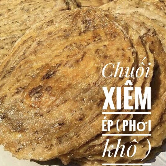 [500G] Chuối xiêm ép dẻo Thăng Long - đồ ăn vặt