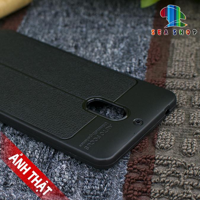 Ốp lưng Nokia 6 Nhựa dẻo - Vân da loại A