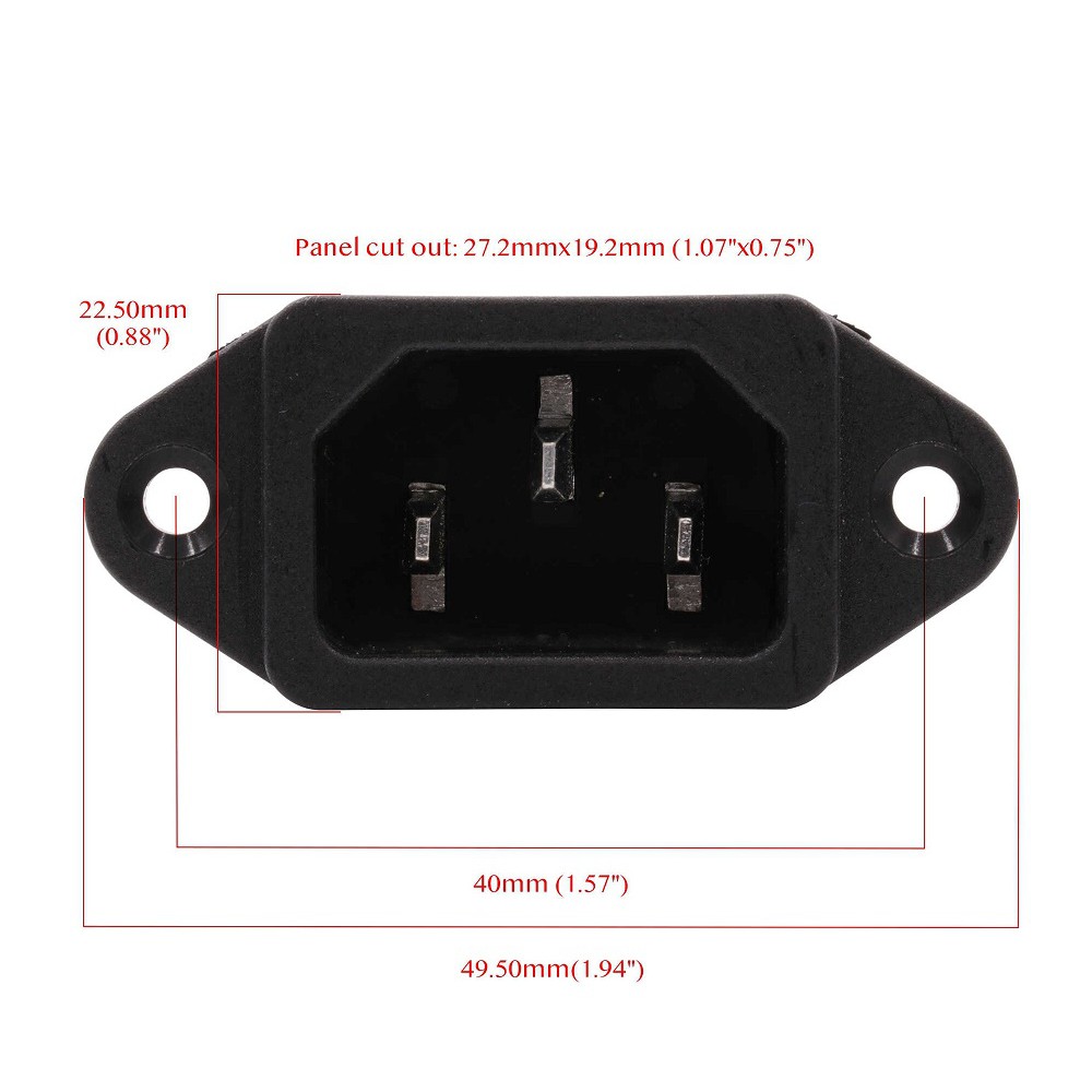 Jack Nguồn Ac 3 Chân 10A 250Ac