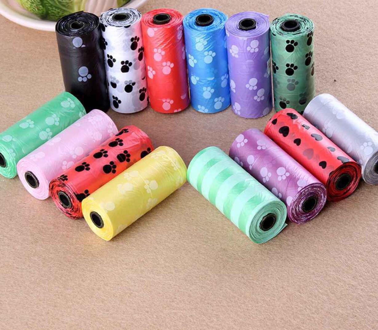 Bộ 5 cuộn Túi đựng rác dễ thương