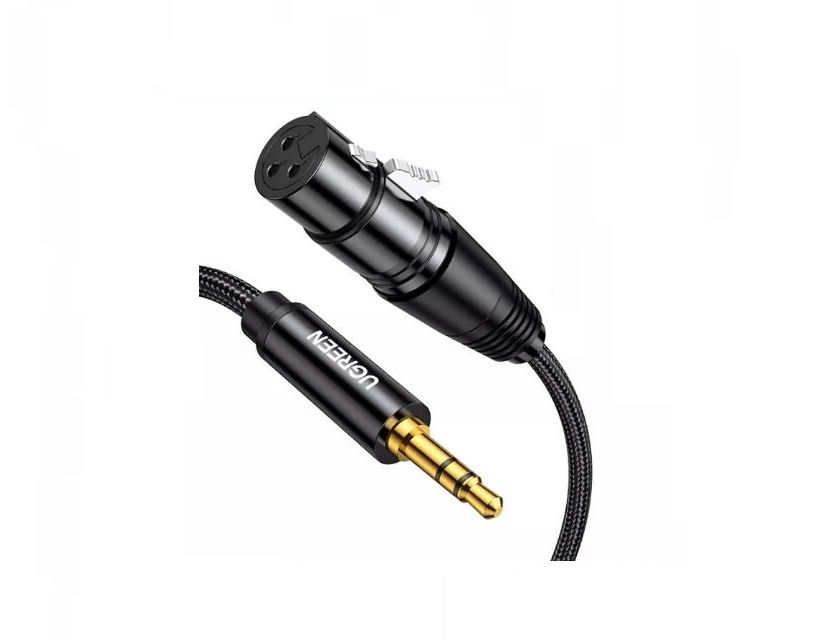 Cáp Audio 3.5mm sang XLR (Female) Ugreen ( 1M 20763 / 2M 20244 ) Hỗ trợ HiFi Chính Hãng